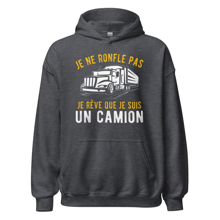 SWEAT À CAPUCHE JE RONFLE PAS