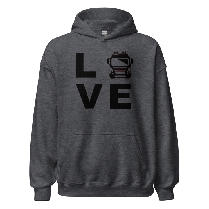 SWEAT À CAPUCHE LOVE CHAUFFEUR/ROUTIER