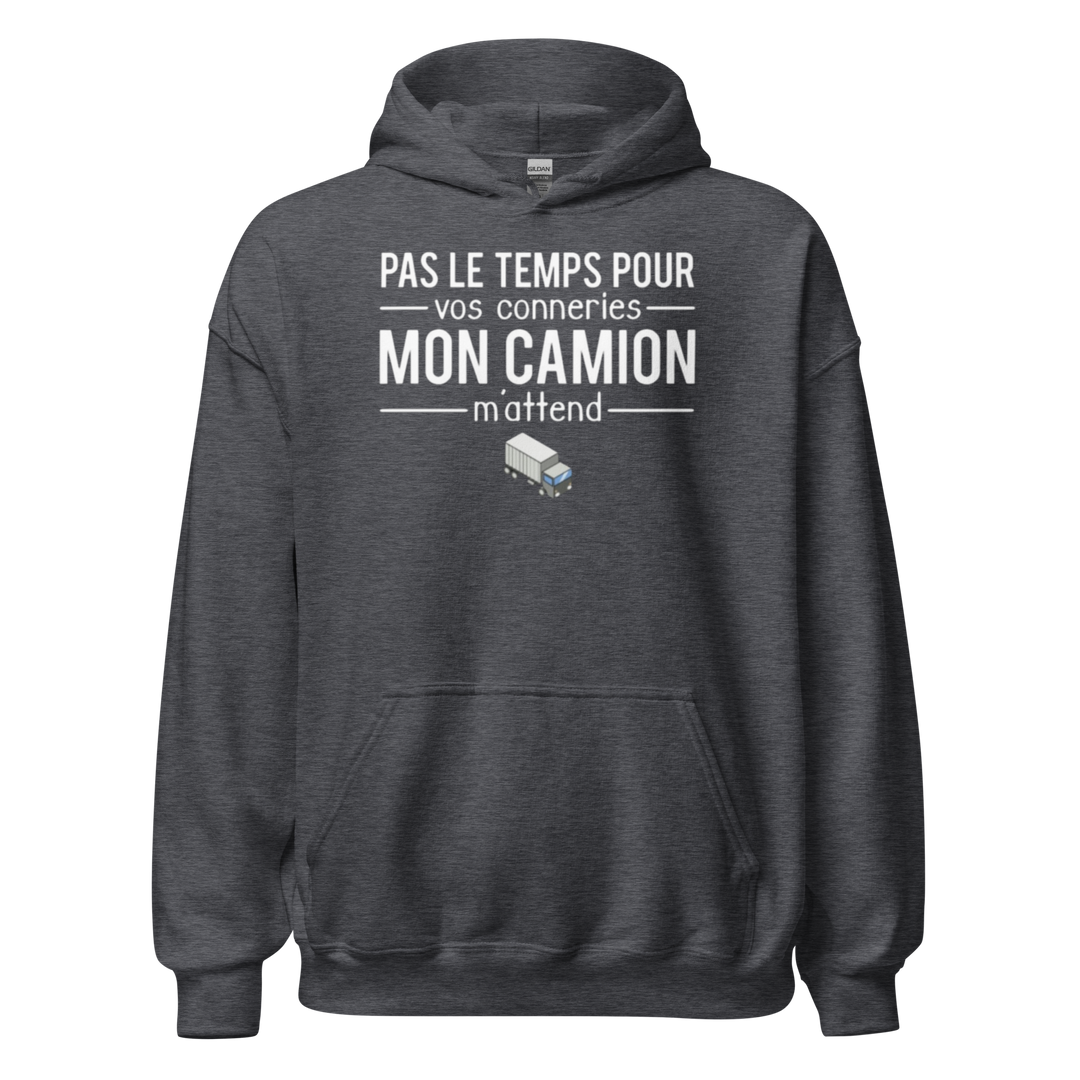 SWEAT À CAPUCHE MON CAMION M'ATTEND
