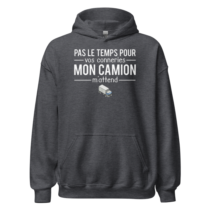 SWEAT À CAPUCHE MON CAMION M'ATTEND