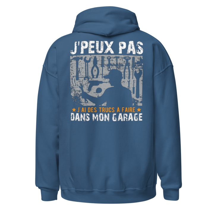 SWEAT À CAPUCHE MÉCANICIEN J'PEUX PAS
