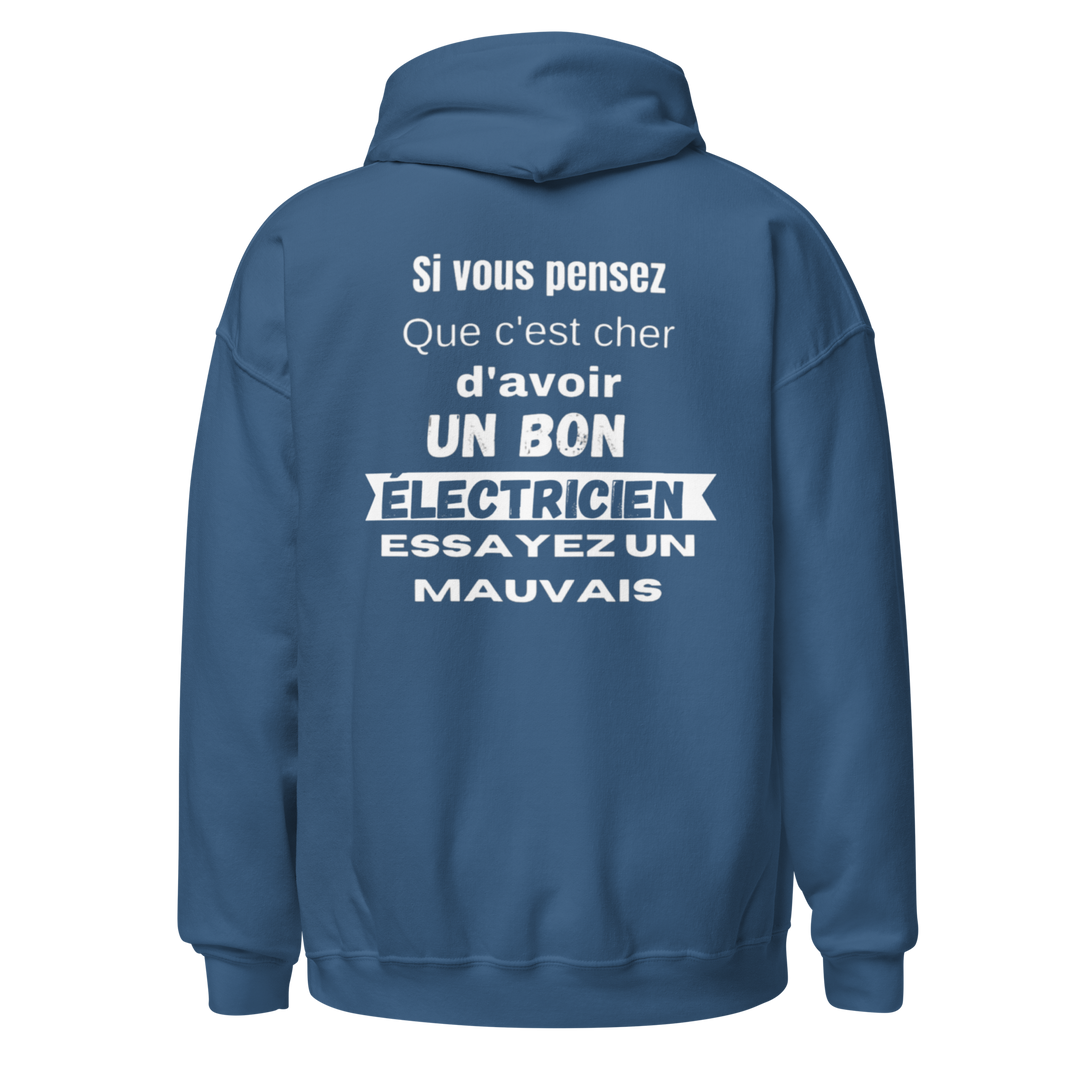 SWEAT À CAPUCHE ÉLECTRICIEN SI VOUS PENSEZ QUE