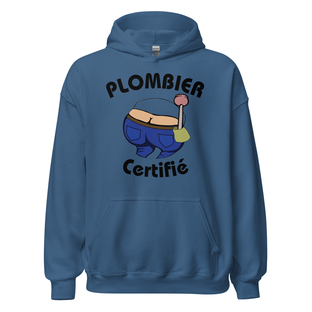 SWEAT À CAPUCHE PLOMBIER CERTIFIE