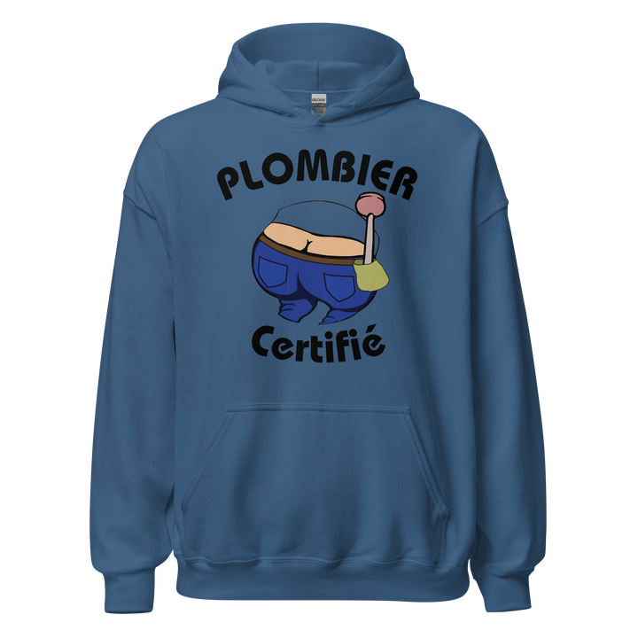 SWEAT À CAPUCHE PLOMBIER CERTIFIE