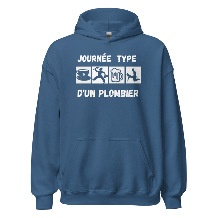 SWEAT À CAPUCHE PLOMBIER JOURNEE TYPE