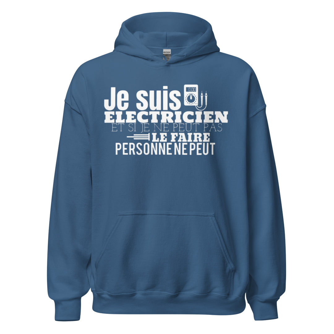 SWEAT À CAPUCHE ÉLECTRICIEN JE SUIS ELECTRICIEN