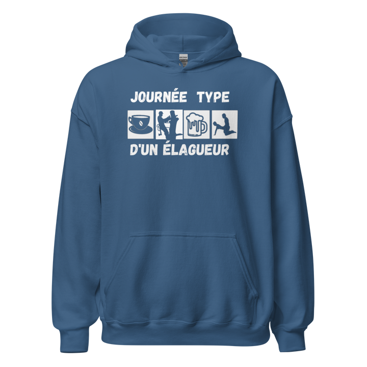 SWEAT À CAPUCHE ÉLAGUEUR JOURNEE TYPE