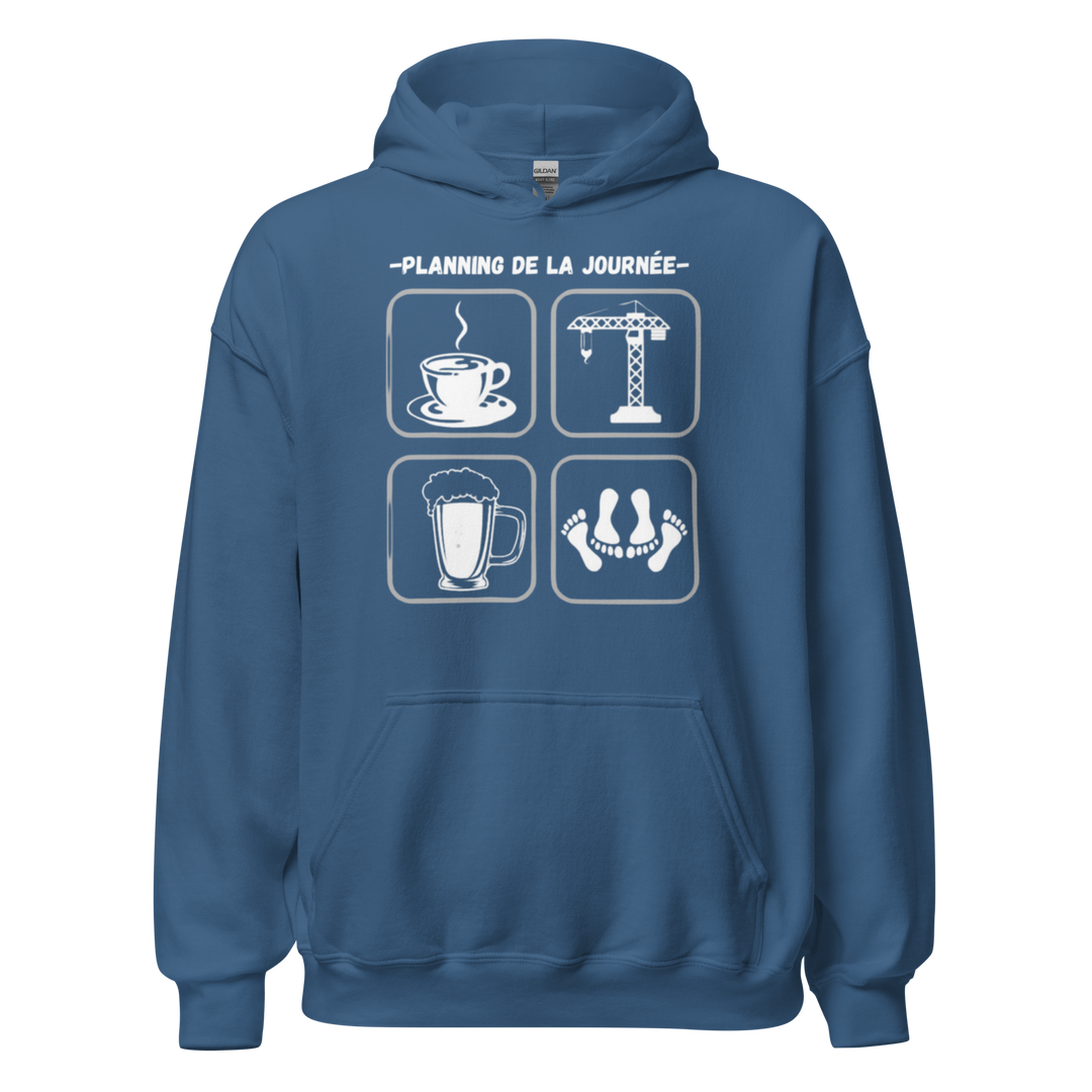 SWEAT À CAPUCHE GRUTIER PLANNING