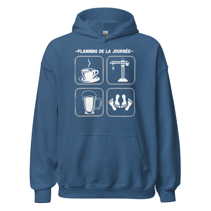 SWEAT À CAPUCHE GRUTIER PLANNING