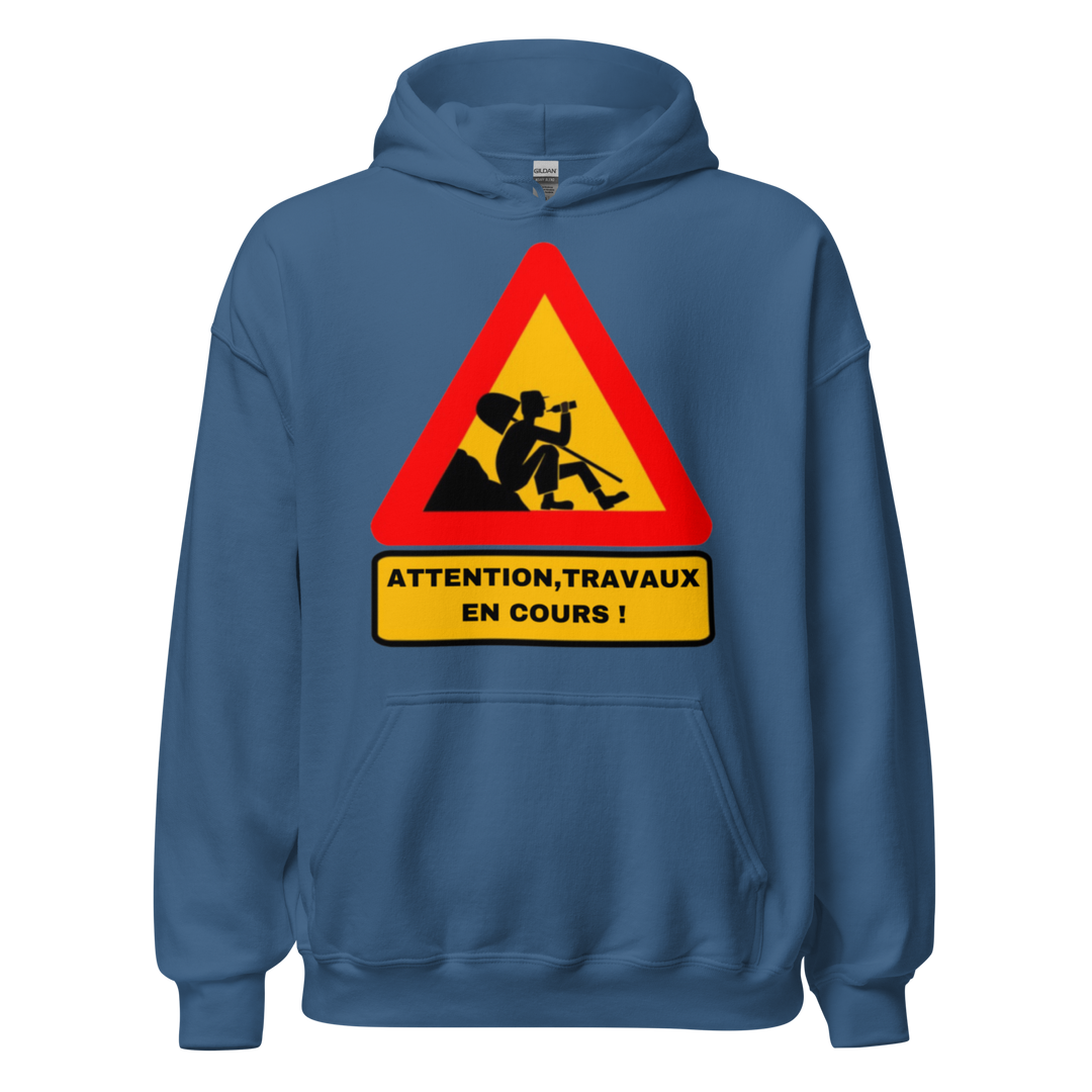 SWEAT À CAPUCHE BTP CHANTIER EN COURS