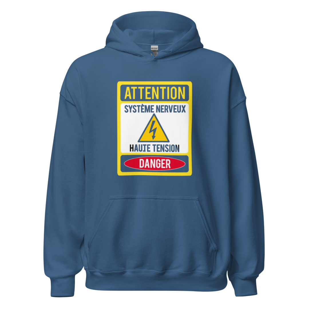 SWEAT À CAPUCHE ÉLECTRICIEN SOUS HAUTE TENSION