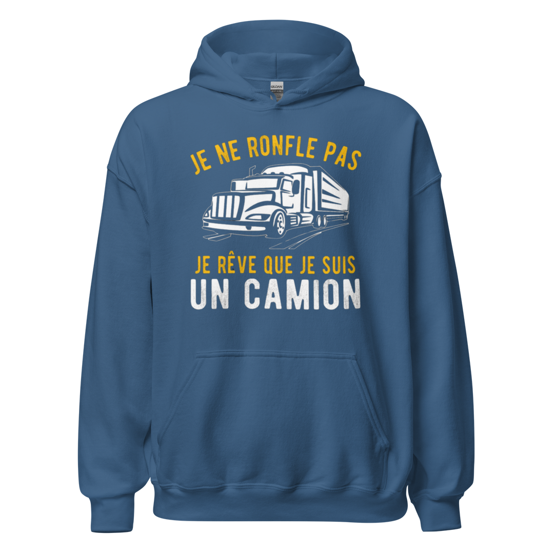 SWEAT À CAPUCHE JE RONFLE PAS