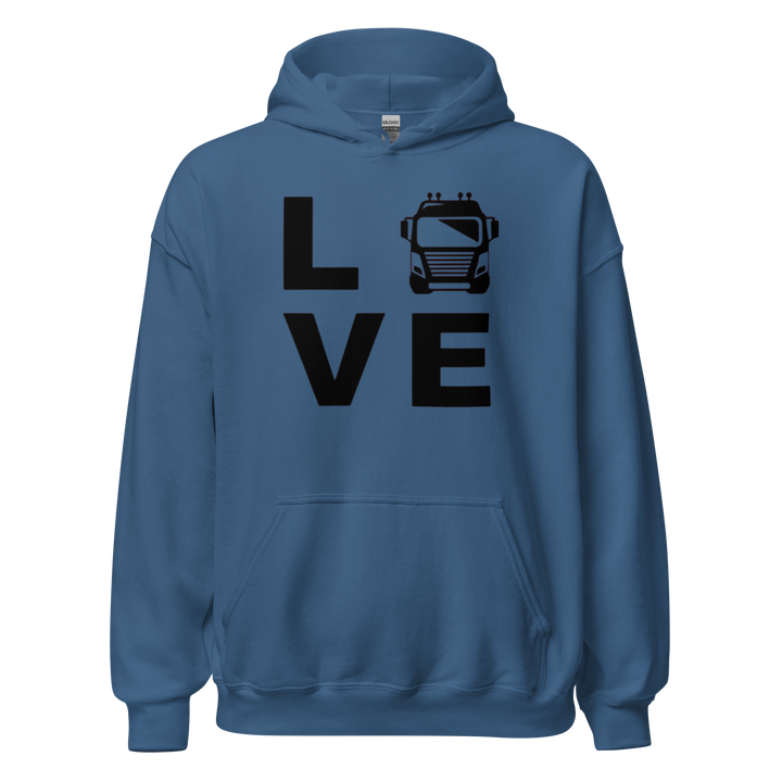 SWEAT À CAPUCHE LOVE CHAUFFEUR/ROUTIER