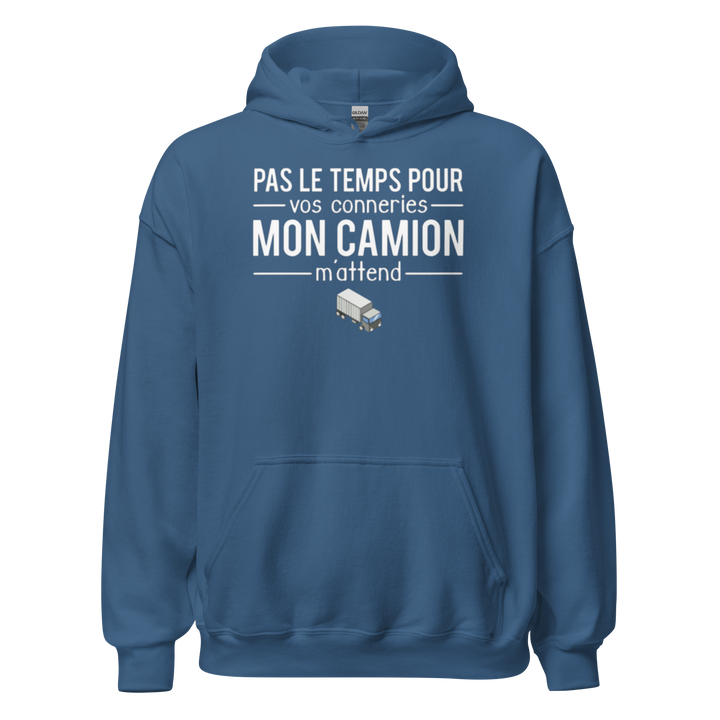 SWEAT À CAPUCHE MON CAMION M'ATTEND