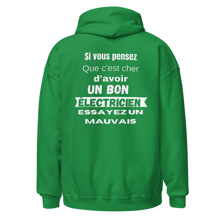 SWEAT À CAPUCHE ÉLECTRICIEN SI VOUS PENSEZ QUE