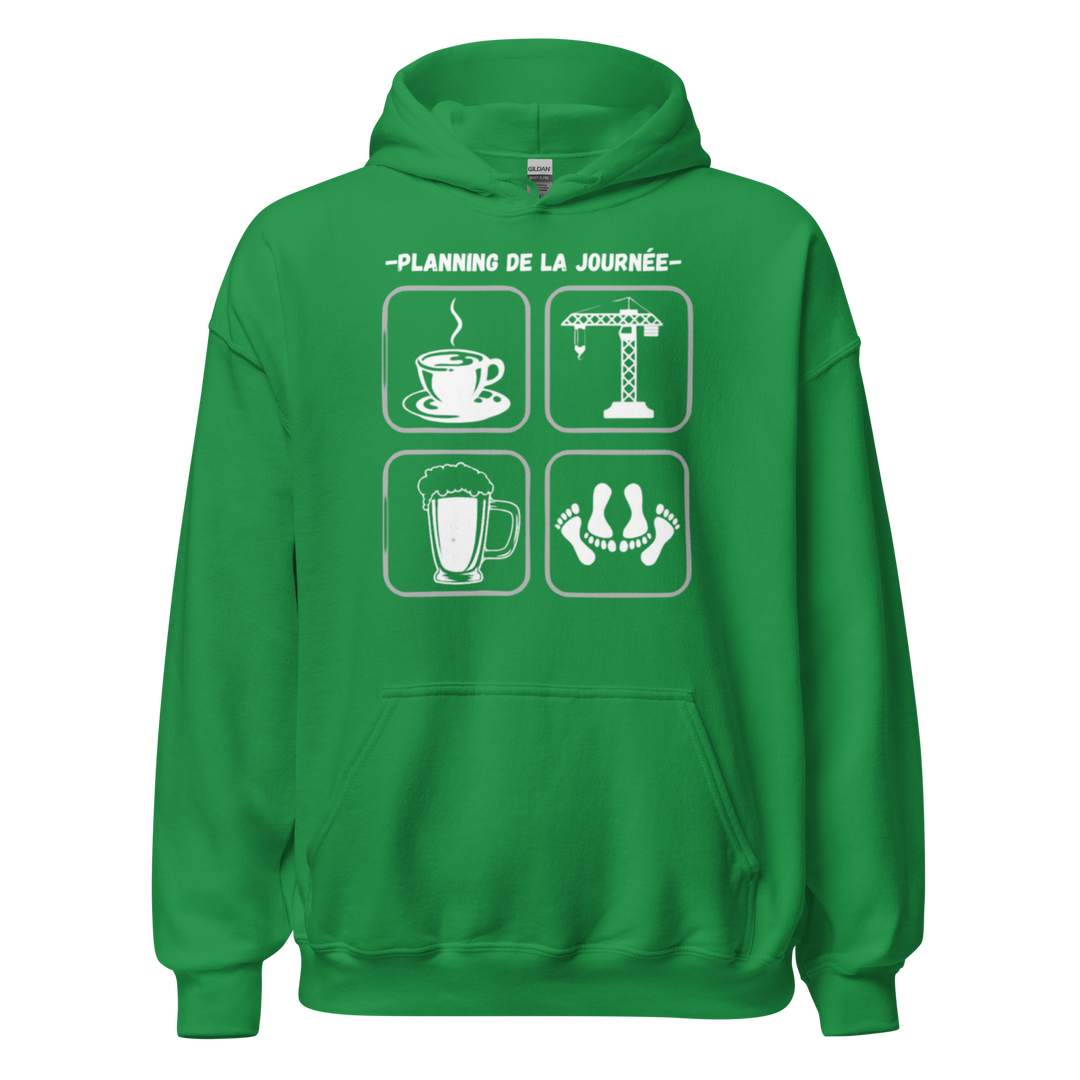 SWEAT À CAPUCHE GRUTIER PLANNING