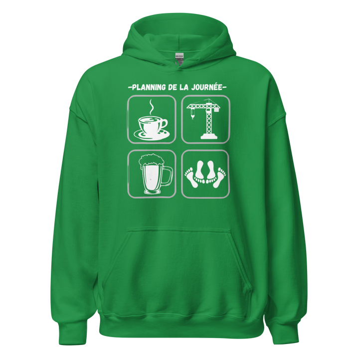 SWEAT À CAPUCHE GRUTIER PLANNING