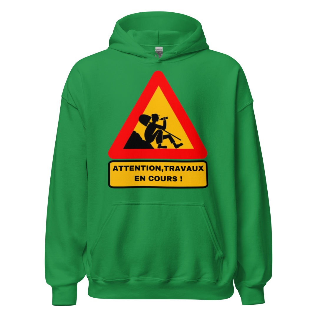 SWEAT À CAPUCHE BTP CHANTIER EN COURS