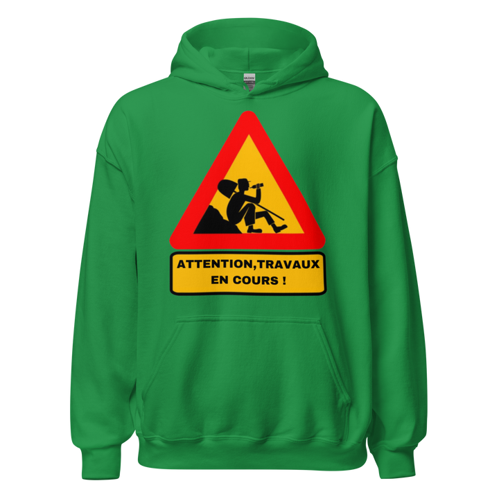 SWEAT À CAPUCHE BTP CHANTIER EN COURS