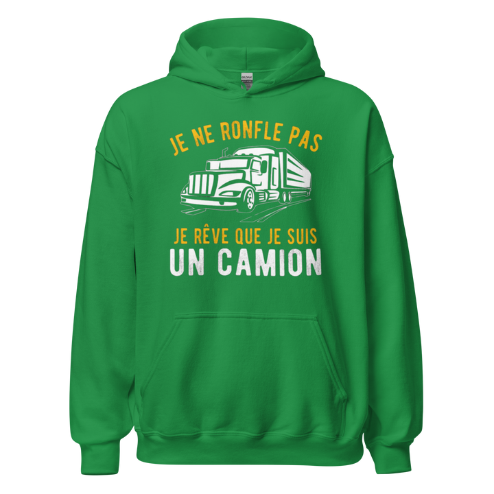 SWEAT À CAPUCHE JE RONFLE PAS
