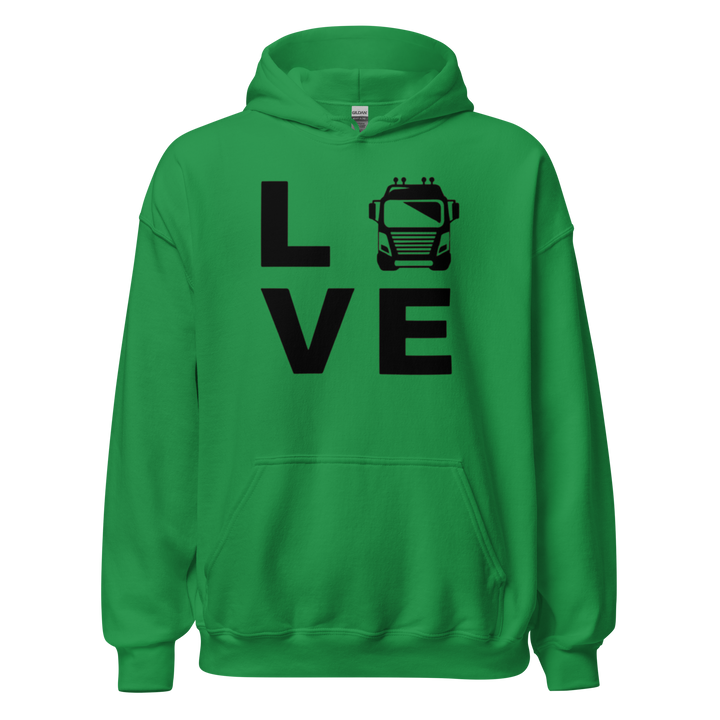 SWEAT À CAPUCHE LOVE CHAUFFEUR/ROUTIER