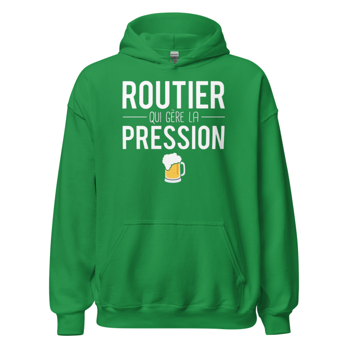SWEAT À CAPUCHE ROUTIER SOUS PRESSION