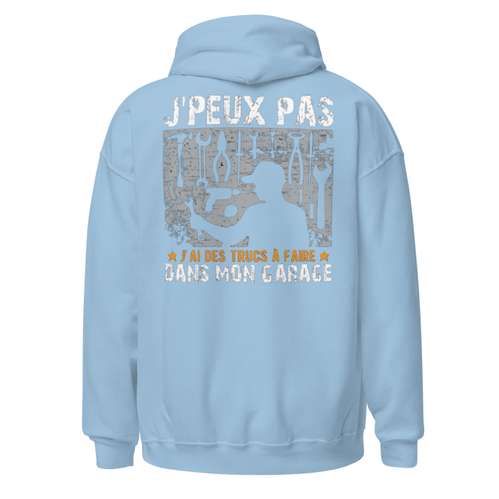 SWEAT À CAPUCHE MÉCANICIEN J'PEUX PAS