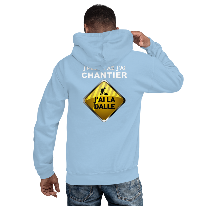 SWEAT À CAPUCHE J'AI LA DALLE DOS