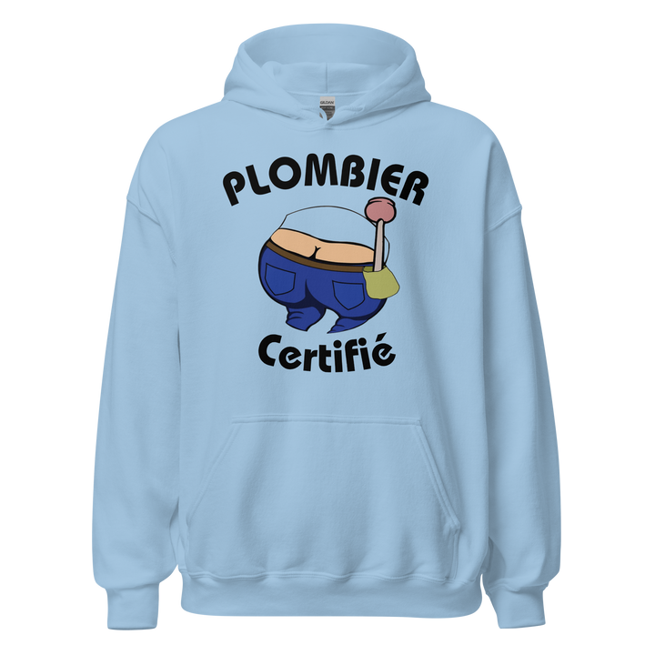 SWEAT À CAPUCHE PLOMBIER CERTIFIE