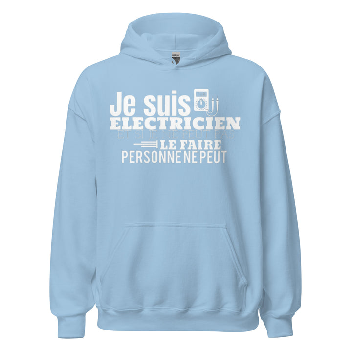 SWEAT À CAPUCHE ÉLECTRICIEN JE SUIS ELECTRICIEN