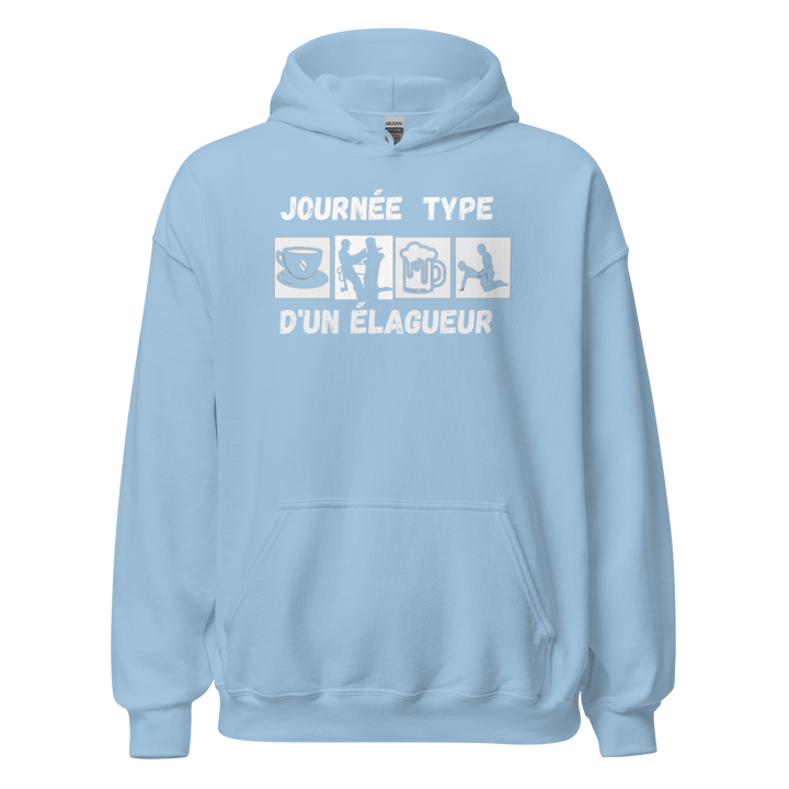 SWEAT À CAPUCHE ÉLAGUEUR JOURNEE TYPE