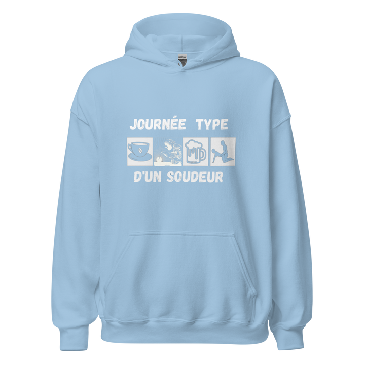SWEAT À CAPUCHE SOUDEUR JOURNEE TYPE