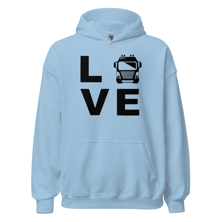 SWEAT À CAPUCHE LOVE CHAUFFEUR/ROUTIER