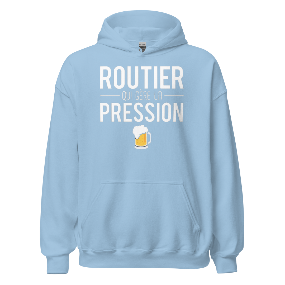 SWEAT À CAPUCHE ROUTIER SOUS PRESSION