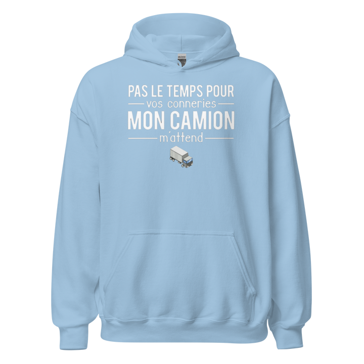 SWEAT À CAPUCHE MON CAMION M'ATTEND