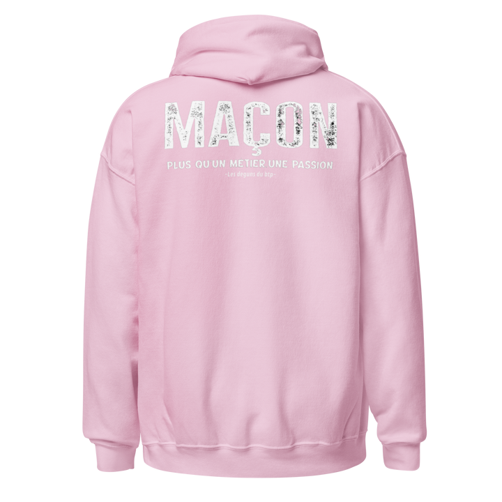 SWEAT À CAPUCHE MAÇON PLUS Q'UN METIER