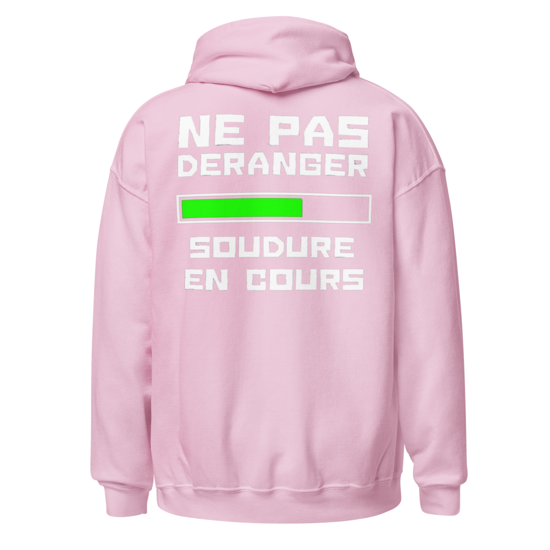 SWEAT À CAPUCHE SOUDEUR NE PAS DERANGER