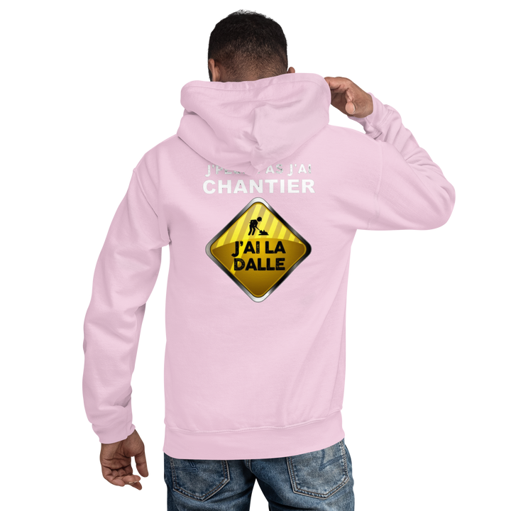 SWEAT À CAPUCHE J'AI LA DALLE DOS