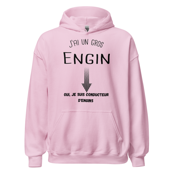 SWEAT À CAPUCHE J'AI UN GROS ENGIN