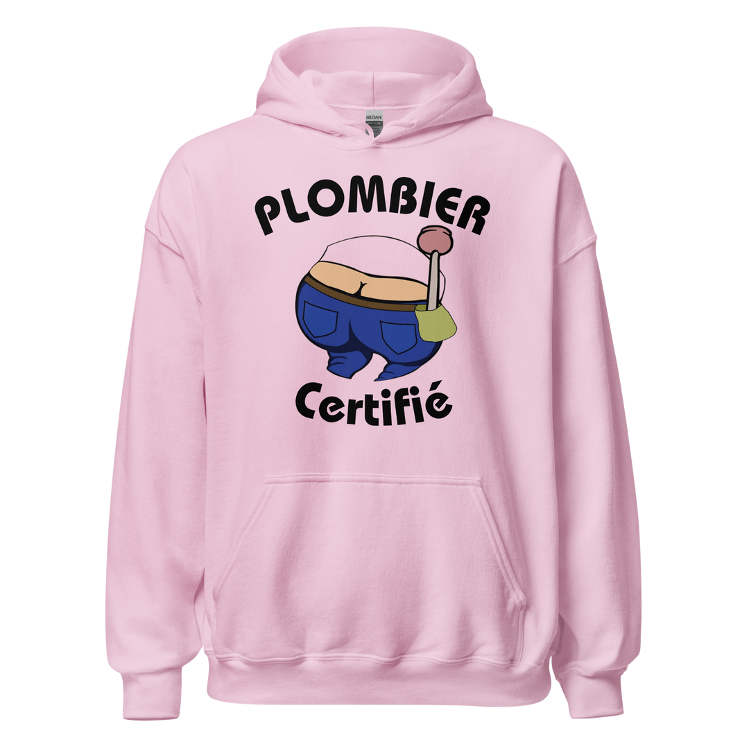 SWEAT À CAPUCHE PLOMBIER CERTIFIE