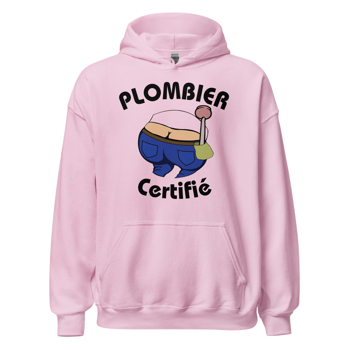 SWEAT À CAPUCHE PLOMBIER CERTIFIE