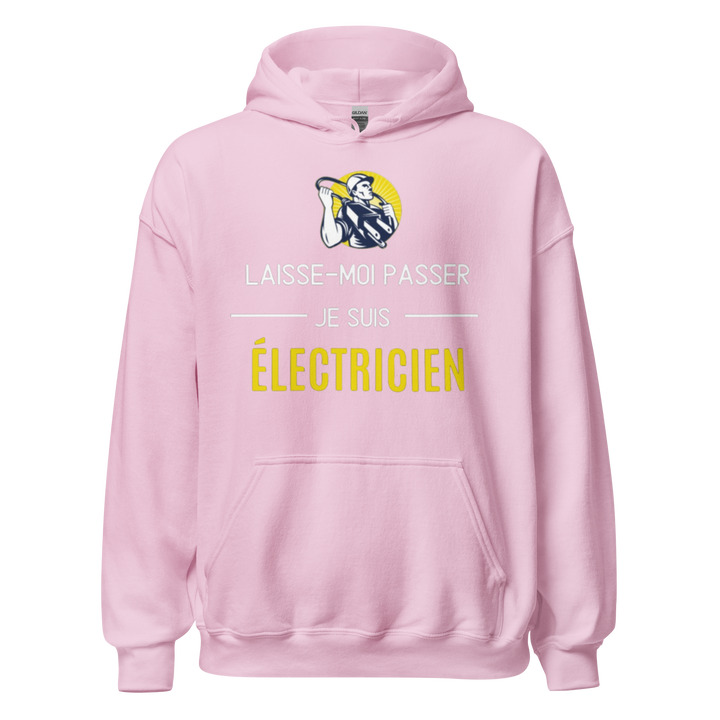 SWEAT À CAPUCHE ÉLECTRICIEN LAISSE MOI PASSER