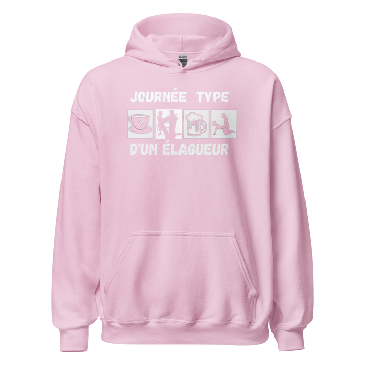SWEAT À CAPUCHE ÉLAGUEUR JOURNEE TYPE