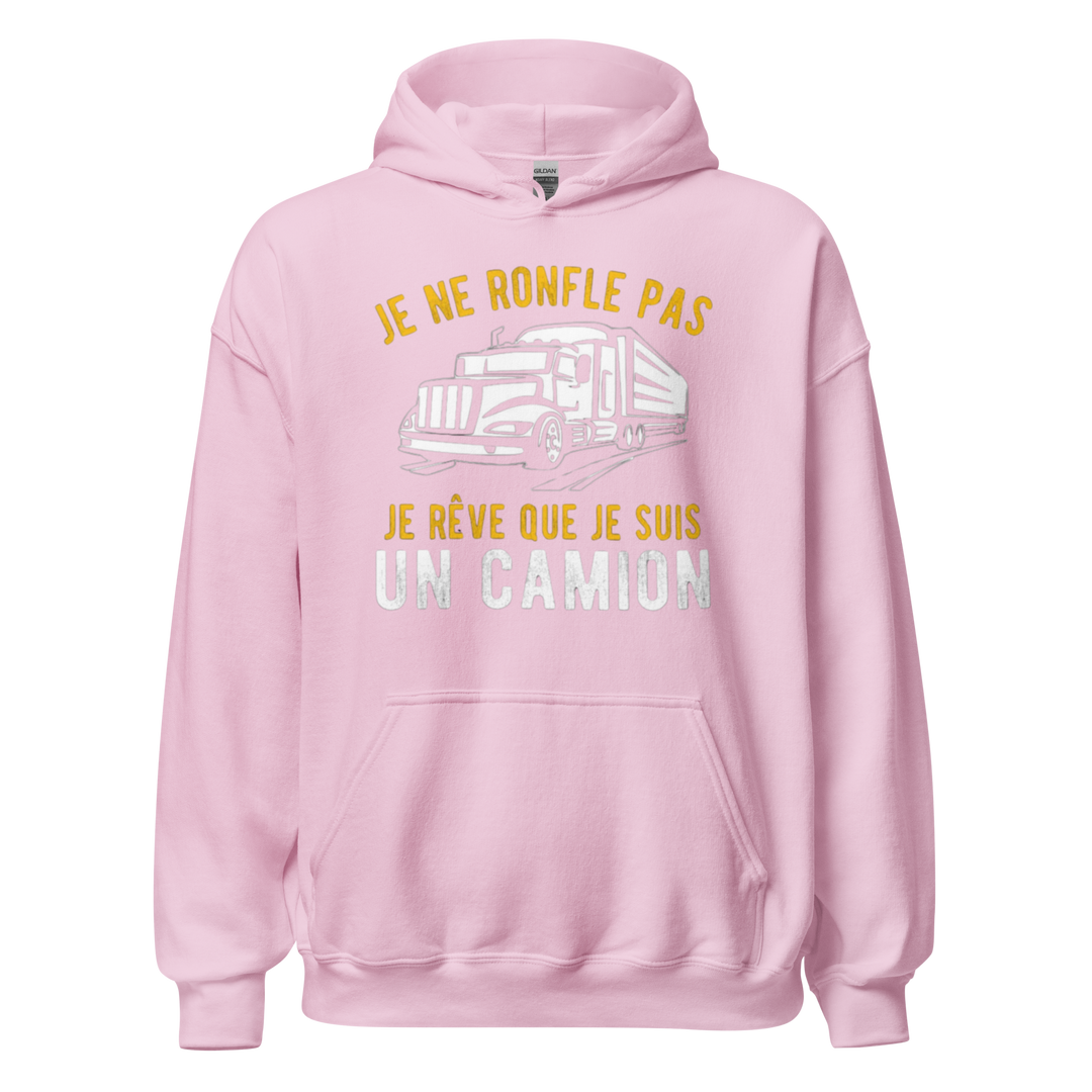 SWEAT À CAPUCHE JE RONFLE PAS