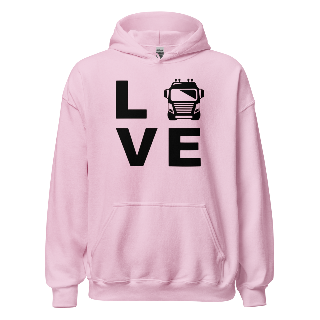 SWEAT À CAPUCHE LOVE CHAUFFEUR/ROUTIER