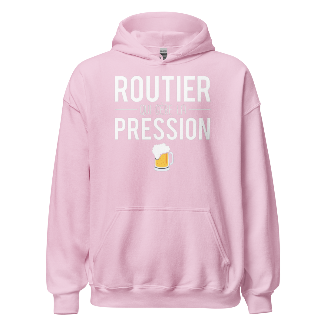 SWEAT À CAPUCHE ROUTIER SOUS PRESSION