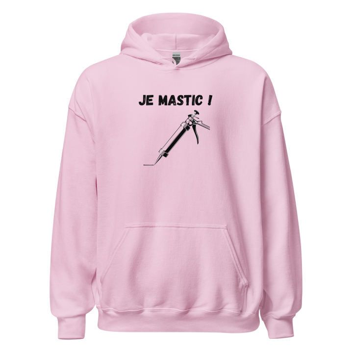 SWEAT À CAPUCHE JE MASTIC