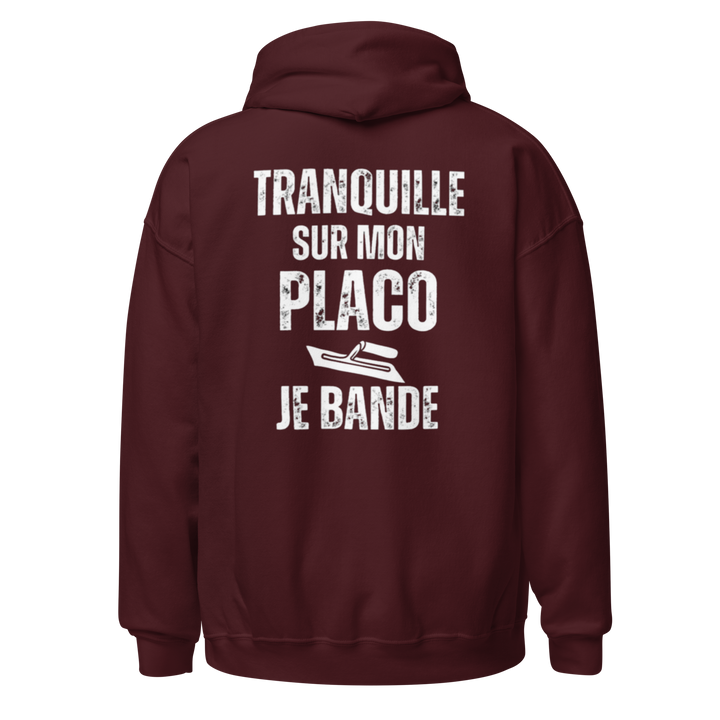 SWEAT À CAPUCHE TRANQUILLE SUR MON PLACO