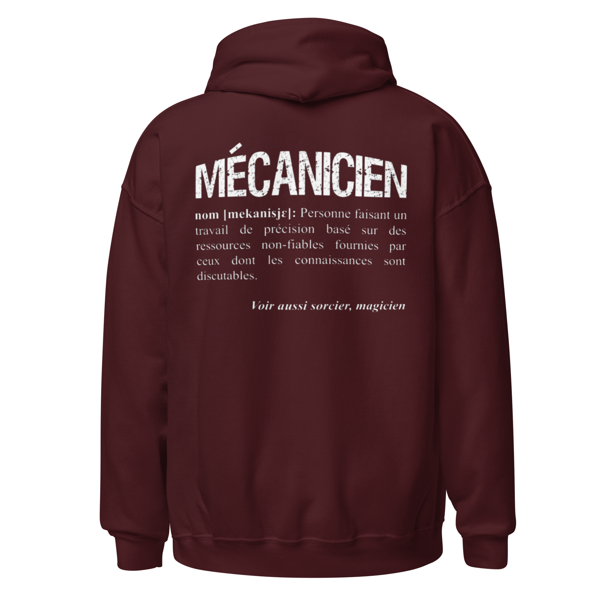 SWEAT À CAPUCHE MÉCANICIEN