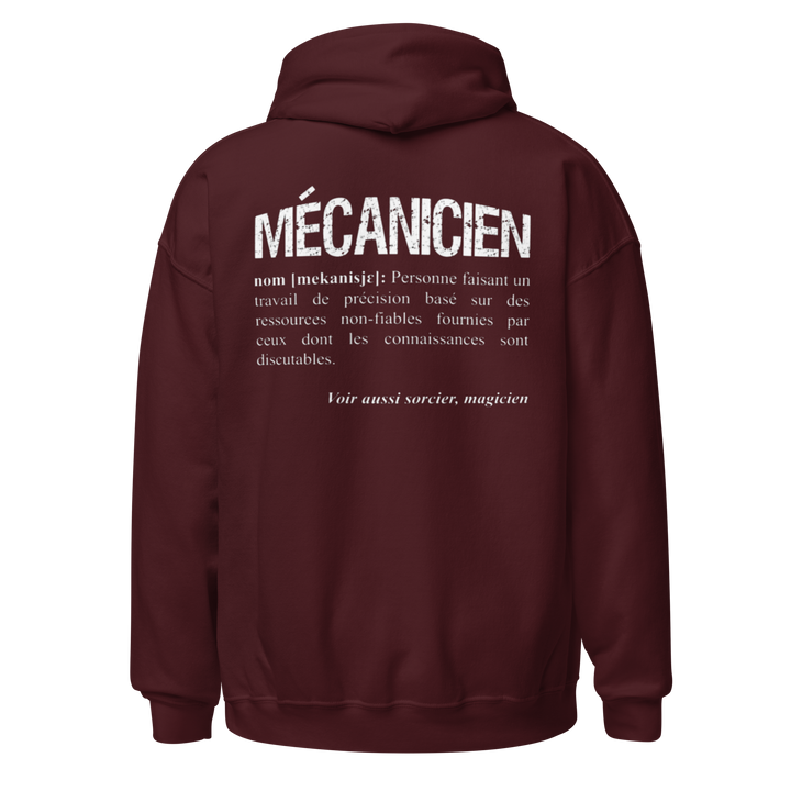 SWEAT À CAPUCHE MÉCANICIEN